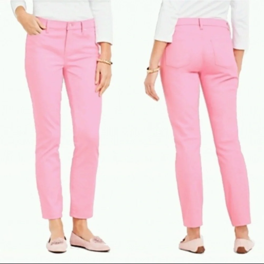 Talbots Signature Crop Pink Jeans
